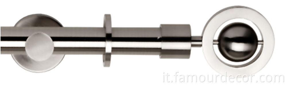 Lucky Stone Curtain Rod